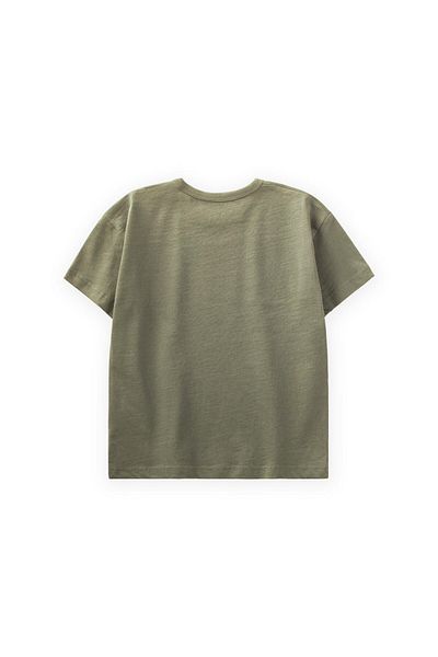 Cigit Βασικό T-Shirt 1-10 Ετών Ελιά