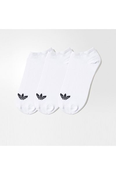 adidas Trefoil Liner Unisex White Socks