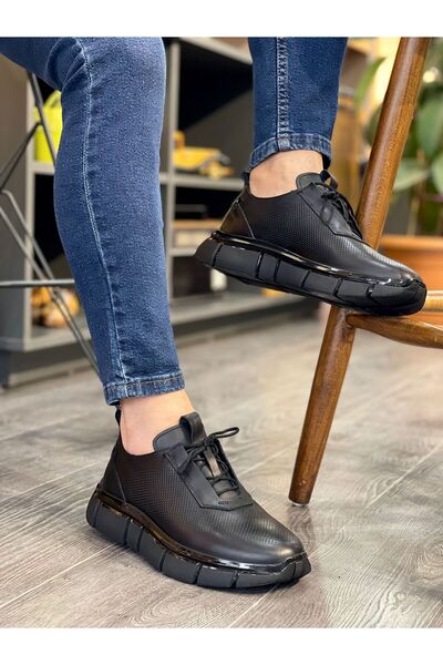 MOR KUNDURA أحذية رجالية يومية من الجلد الأصلي