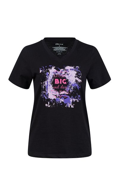 2AS Alone Printed V-Neck Women's T-Shirt 405