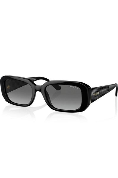 Vogue Ochelari de soare pentru femei Vogue VO5565S W44/11, Negri, Dreptunghiulari, 53 mm