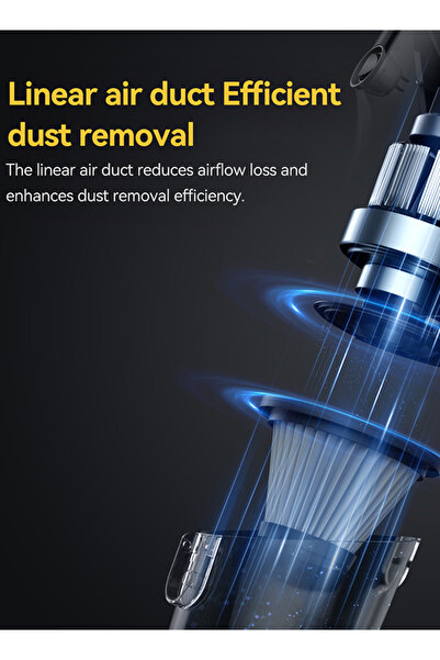 Deerma Portable Handheld Vacuum Cleaner – Powerful Motor, Lightweight & Cordless Design, Rechargeable