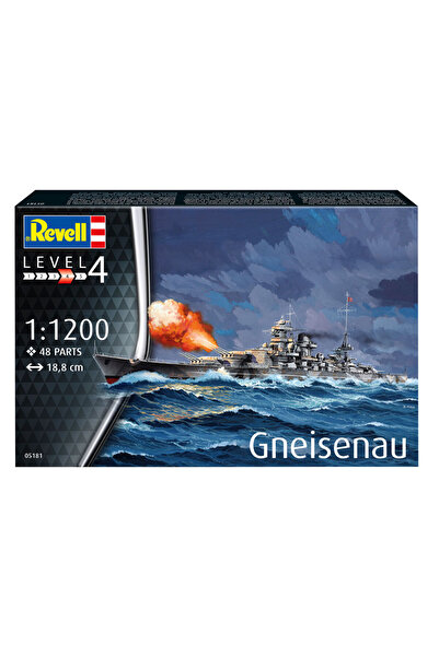 REVELL Model Kit Gemi Battleship Gneisenau 05181
