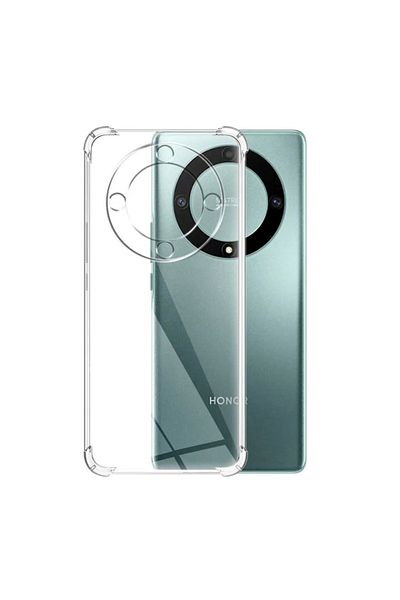 SKYDDAR INNOVATION Husă pentru Honor X9a, SKYDDAR INNOVATION, antișoc transparentă din Silicon Slim, transparentă, set de autocolante