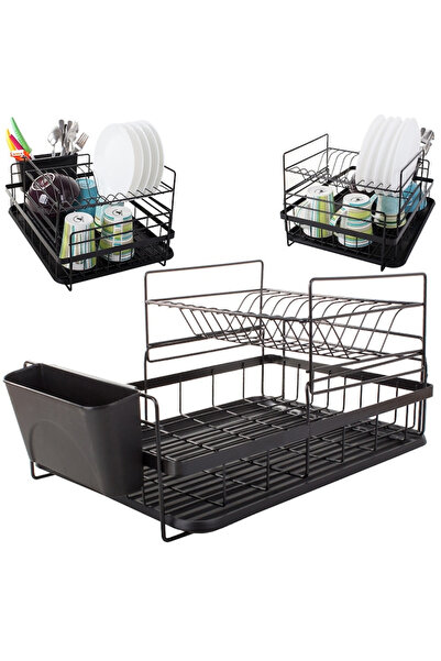 varioshop Scurgator de vase supraetajat VarioShop®, cu suport pentru vase, pa...