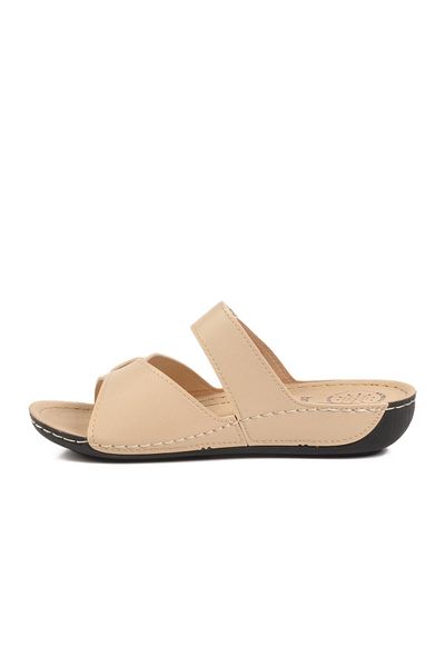 AYAKMOD Beige Women's Slippers Bento 16.058 Z
