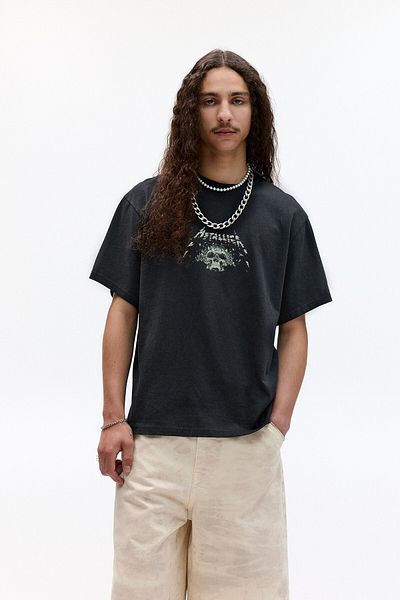 Pull & Bear Metallica skull T-shirt