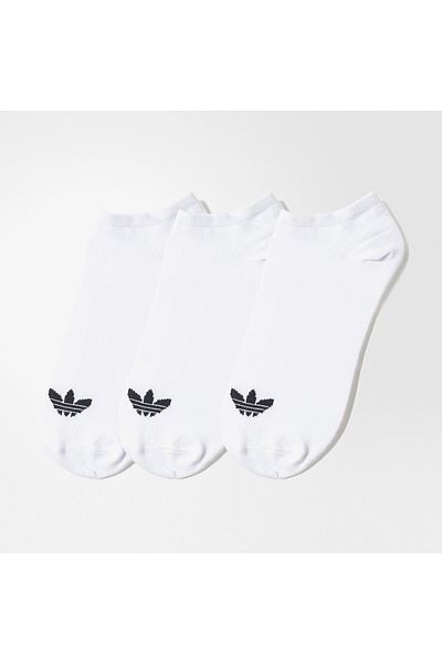 adidas Trefoil Liner Unisex White Socks