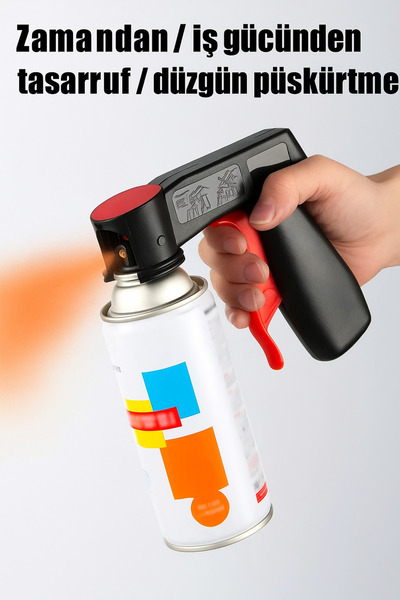 Home Universal Sprey Tetik Tabancası – Boya, Vernik ve Spreyler için Püskürtme Aparatı