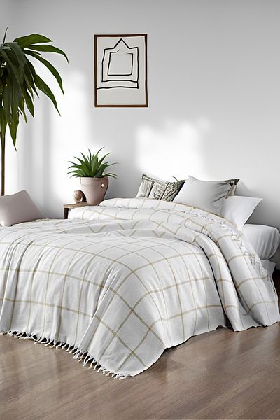 Akaystore Molira Double Pique 200 X 220 cm Sofa Bedspread 100% Cotton