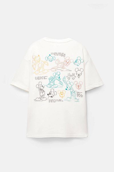 Pull & Bear Mickey Mouse short sleeve sweatshirt