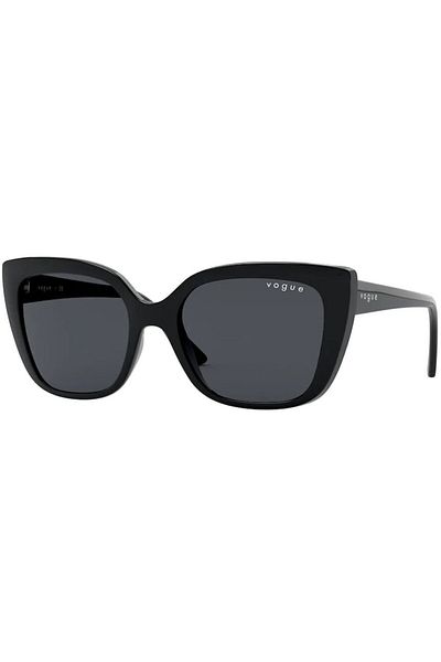 Vogue Ochelari de soare pentru femei Vogue VO5337S W44/87, Negru, Ochelari de soare Cat Eye, 53 mm