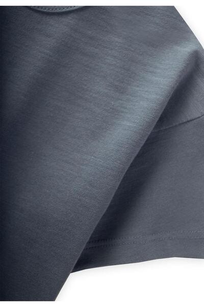 Cigit Basic T-Shirt 1-10 Years Gray