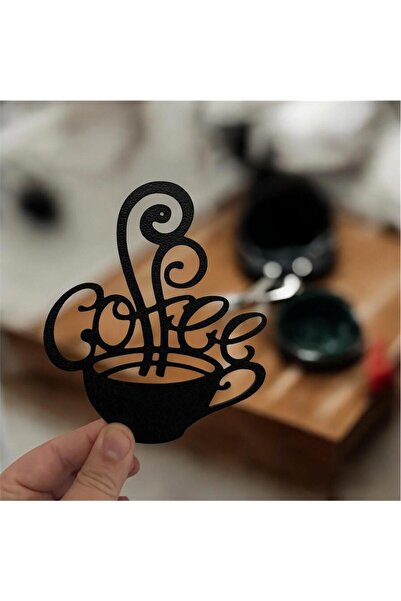 Blokizatech Dekoratif Coffee Yazılı Kahve köşesi - Pano