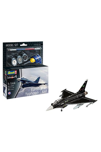 REVELL Model Set Airplane Model Set Eurofighter Typhoon Rack 63796