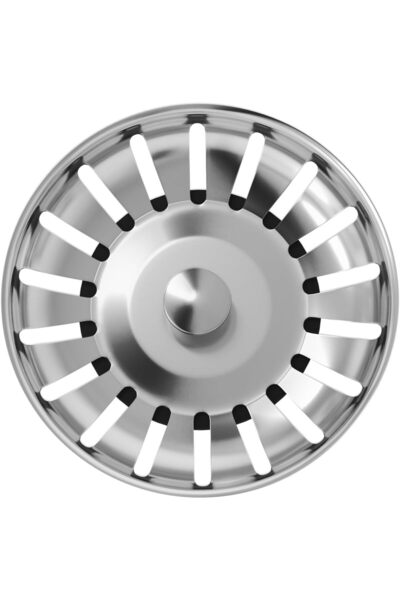 DESIPHON Çöpmak 8 cm Paslanmaz Çelik Lavabo Evye Gider Süzgeci Sifon Uyumlu D...