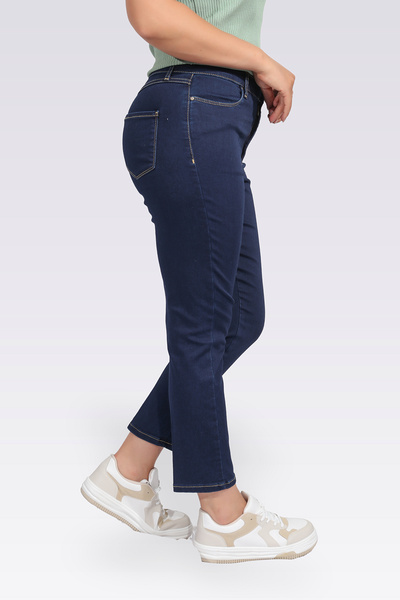 TOLGA SARAÇOĞLU 30261 СИНІЙ ВУЗЬКИЙ КОЛАНОВИЙ ДЖИНСИ