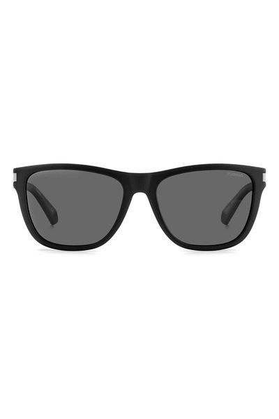 Polaroid Polaroid Men's Sunglasses PLD 2138/S O6W/M9, Black, Rectangular, 56 mm