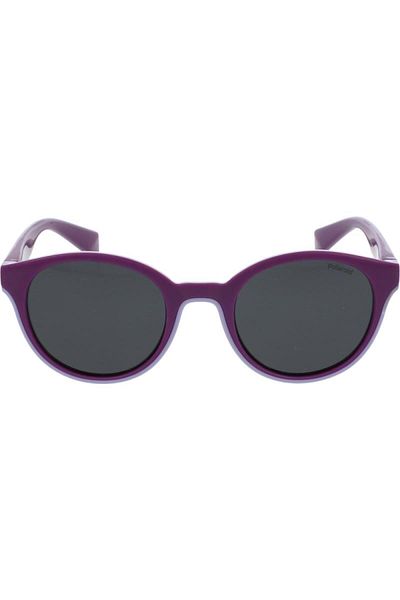 Polaroid Polarized Sunglasses for Girls Polaroid PLD 8040/S RY8/M9, Plastic, Purple, 44 mm