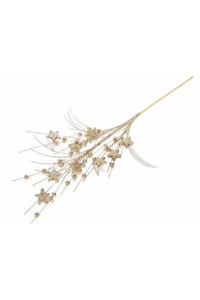 Decorer Artificial golden branch 88 cm