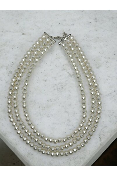 FUYA JEWELLERY Üç Sıra İnci Kolye