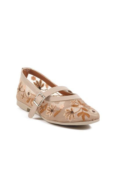AYAKMOD Cream Women's Ballerina B-52 Z