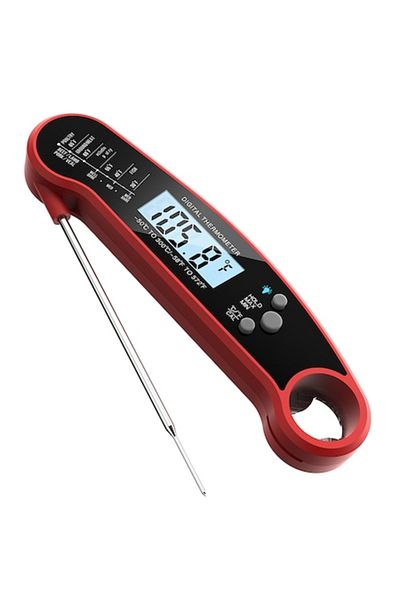 arvada Digital Food Thermometer With Probe YOUKONG, -50°C to 300°C, Red