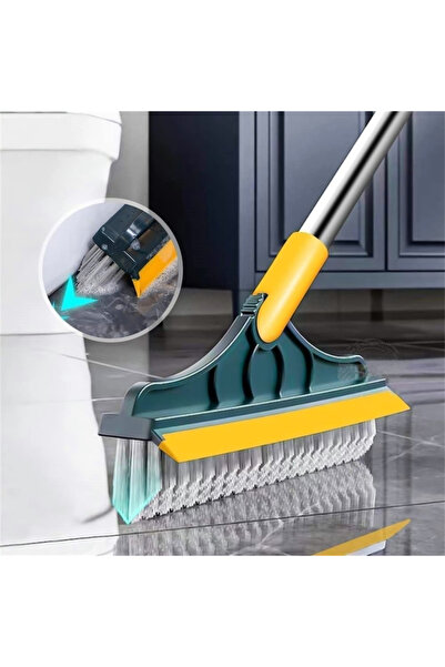 varioshop Multifunctional broom/brush with hard nylon bristles VarioShop®, For floors, tiles, m