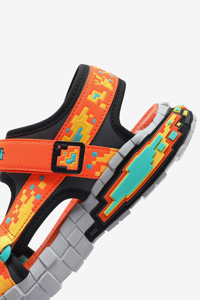 Panço Mega Craft Sandal Orange-Black Boys' Shoes