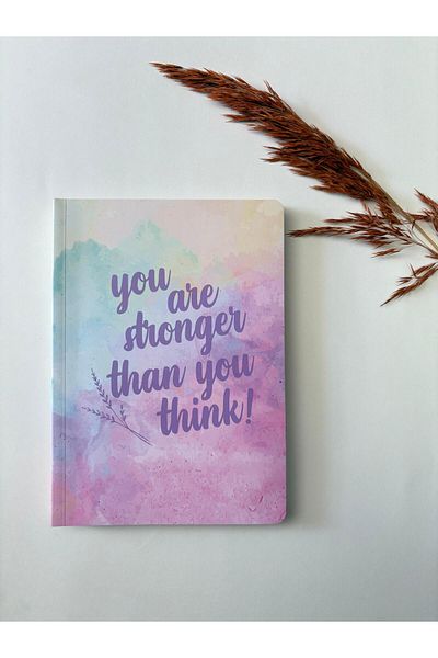 Adalinhome Atakids Lizy Cardboard Cover Colored Page Lined Notebook – 128 Pages / 21X15 cm