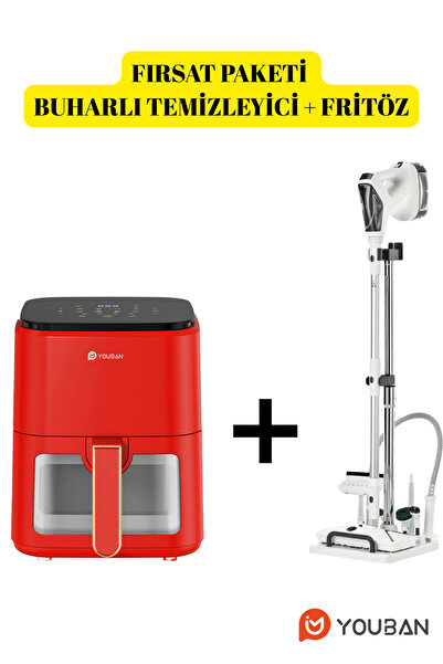 Youban Fırsat paketi Çok Fonksiyonlu Buharlı Temizlik Makinesi KF1804 + 3,5 L...