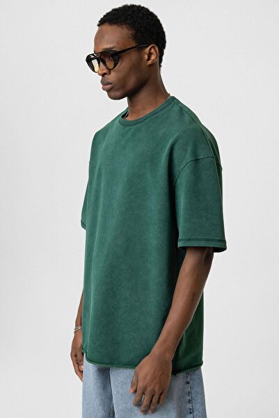 VAMOSCLO Πλενόμενο μπλουζάκι Basic oversized Nefti