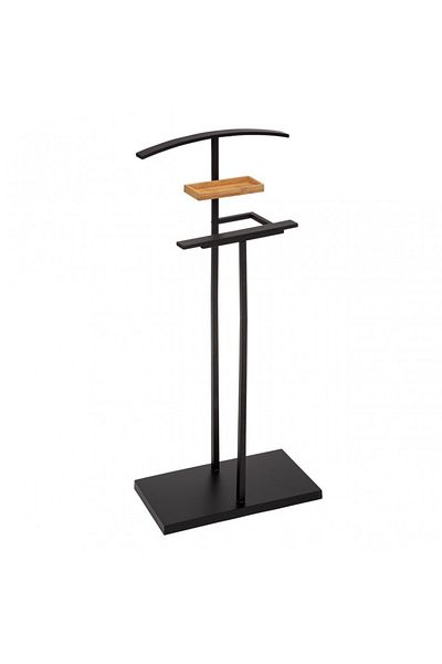 5 five simply smart Valet clothes rack, bamboo and steel, 45 x 22 x 115 cm