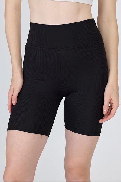 Rays Pantaloni scurți biker din twill negri Leggings 3005