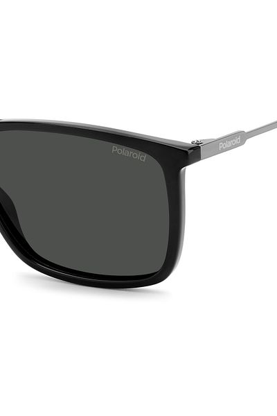 Polaroid Ochelari de soare Polaroid pentru bărbați PLD 4130/S/X 807/M9, Negri, Dreptunghiulari, 59 mm