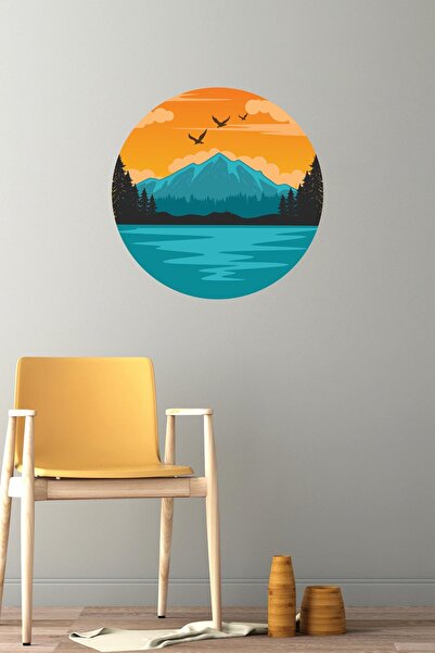 Akıllı Kağıt Ev Dekorasyon Bohem Sticker 60 x 60 cm (Model-62)