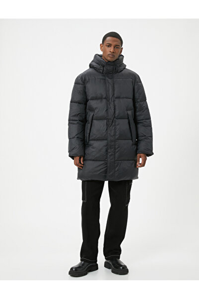 Koton Zippered Hooded Puffer Jacket
