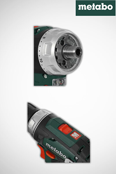 Metabo PowerMaxx BS 12V 2A.H Li-ion Çift Akülü Vidalama Makinası Çantalı 3 Yıl Garantili