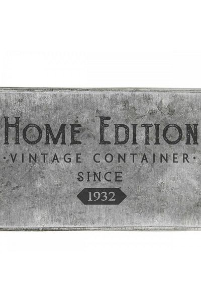 Atmosphera Créateur D'intérieur Ghiveci, Home Edition, metal, dreptunghiular, 36,5 x 23,3 x Î 13,9 cm