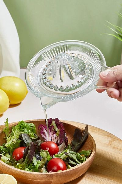 MorPort Supplementary Food for Babies Lemon and Citrus Juicer and Glass Apple Grater Set of 2
