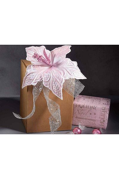 Decorer Set 4 crăciunițe din textil Ø 24x22 cm