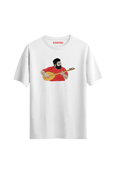 Eastek Tricou imprimat cu ilustrații Ahmet Kaya