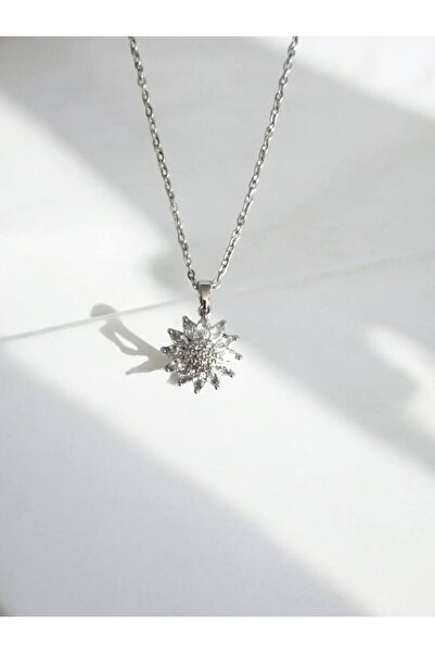 Herşey Nota رمز الأناقة |   قلادة من الفولاذ المقاوم للصدأ على شكل زهرة ماجنو...