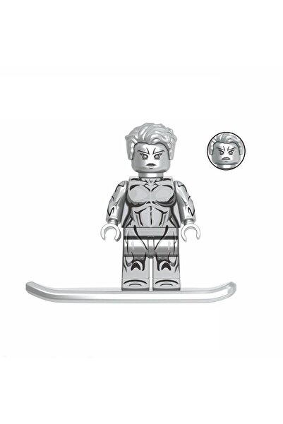 myminitoys مجسم شخصيات صغيرة للأبطال الخارقين فضي S. X-445