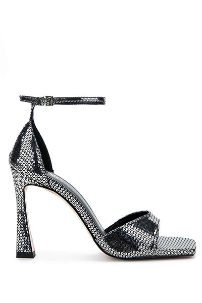 Tamer Tanca Women's Vegan Metallic Heeled Shoes