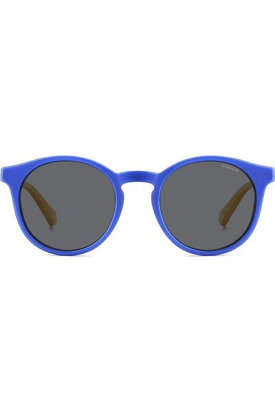 Polaroid Ochelari de soare polarizați pentru fete Polaroid PLD 8061/S DCD/M9, Plastic, Albastru, 46 mm