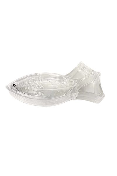 YAWMLYE Set de 4 storcătoare manuale de lămâie Yawmlye în formă de pește, ABS, 0,6 L, 100 x 30 x 50 mm