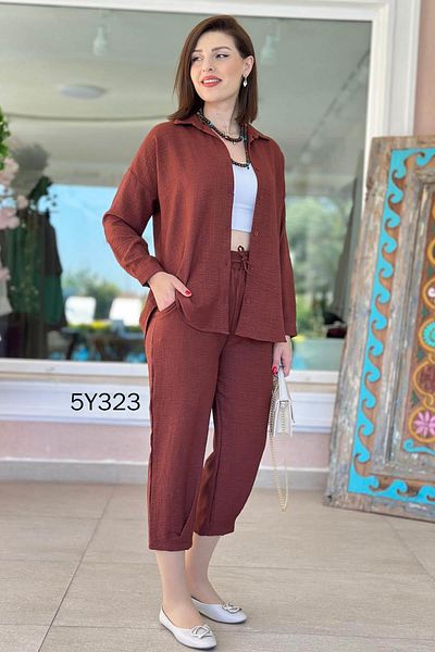 İnce Topuk مجموعة كابري كتان ايروبين 5y323