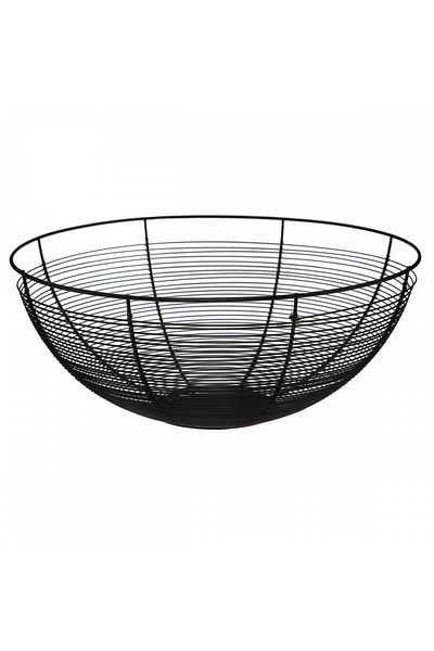 5 five simply smart Bol pentru fructe Contempo Maxi, oțel negru, 32 x Î12 cm