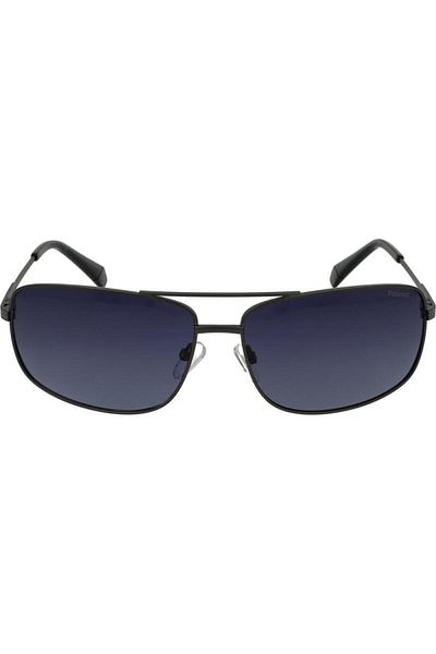 Polaroid Polarized Sunglasses Men Polaroid PLD 2101/S R80/WJ, Metal, Black, 63 mm